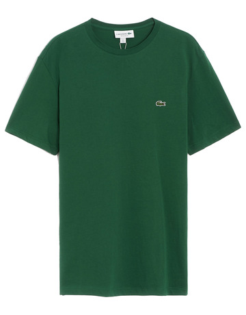 t-shirt homme  lacoste tee-shirt ras du cou manches c