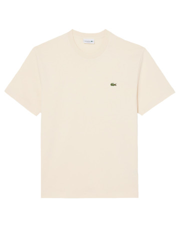 t-shirt homme  lacoste tee-shirts col rond homme adul