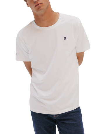t-shirt homme  el pulpo t-shirt bordado logo contrast