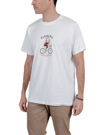 t-shirt homme  el pulpo t-shirt estampado say cheese