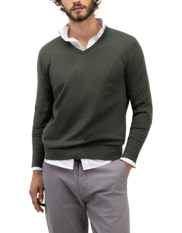 maillot homme  el ganso maillot básico cuello pico verd