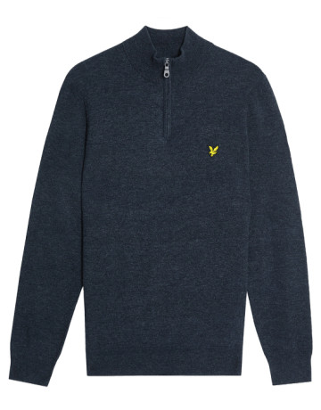 maillot homme  lyle & scott lambswool blend quarter zip ju