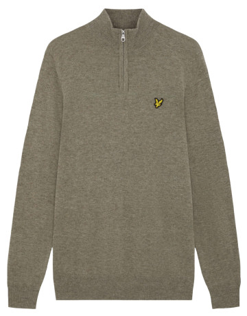 maillot homme  lyle & scott lambswool blend quarter zip ju
