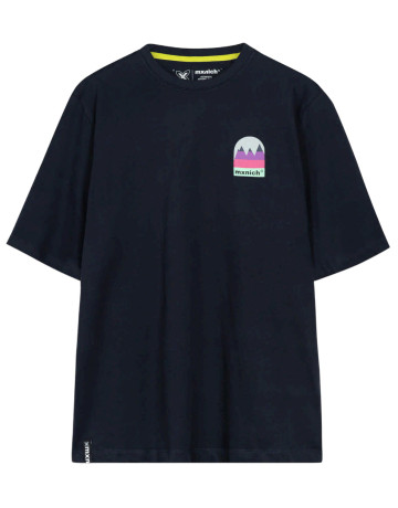 t-shirt homme  munich oversize t-shirt trekking navy