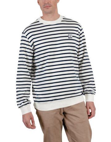 sweat-shirt homme  el pulpo sweat-shirt rayas etiqueta oasis