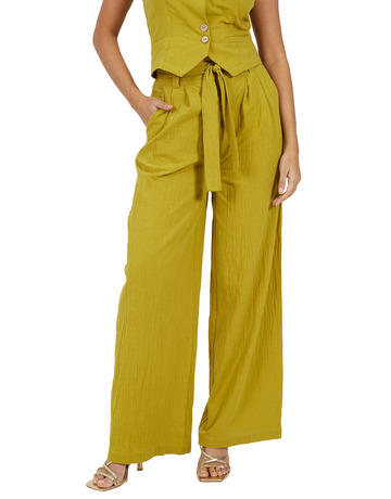 femme pantalon pistach