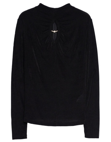t-shirt femme  salsa jeans turtleneck long sleeve w/ logo