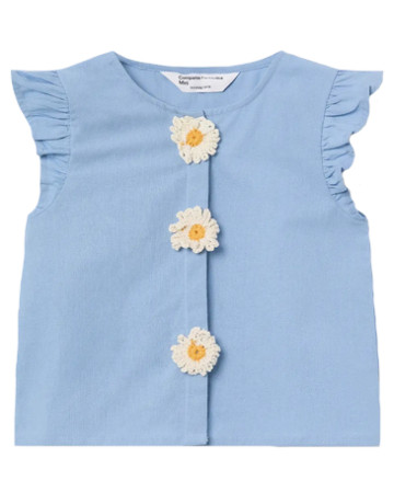 t-shirt fille  ciafan top de fille con margaritas
