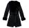 manteau femme  salsa jeans long shearling coat