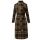 manteau femme  salsa jeans long wool peacoat with belt