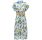 robe femme  salsa jeans linen shirt dress w/front butt