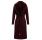 manteau femme  salsa jeans grace long wool coat with fur