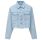 manteau femme  salsa jeans denim overshirt w/ jaquard