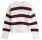 femme tjw badge stripe fluffy sweate ybh