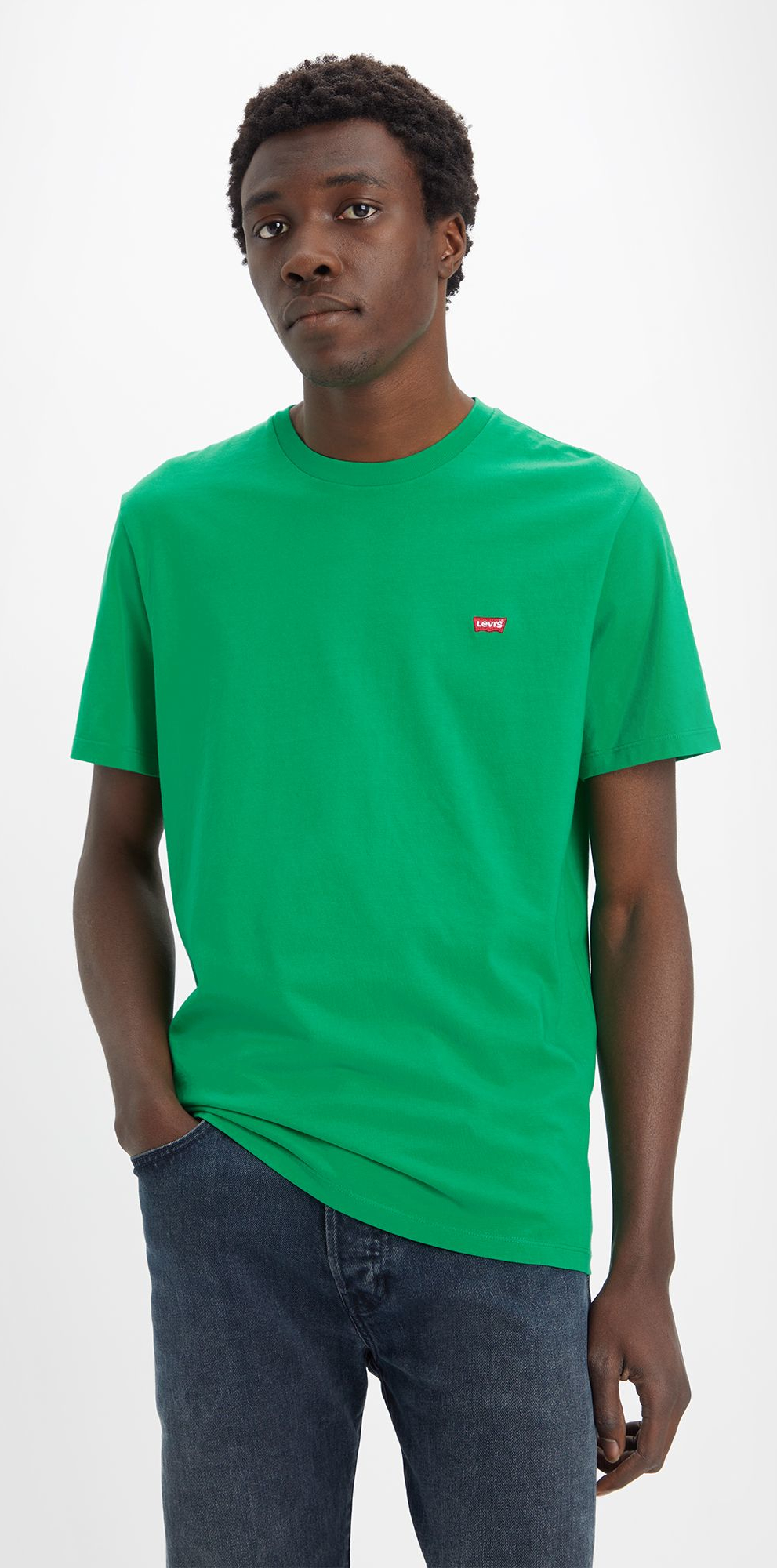 t-shirt homme levis ss original hm tee bright gree