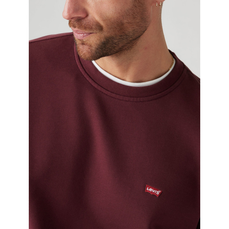 sweat-shirt homme  levi's lse_original hm crew tawny por