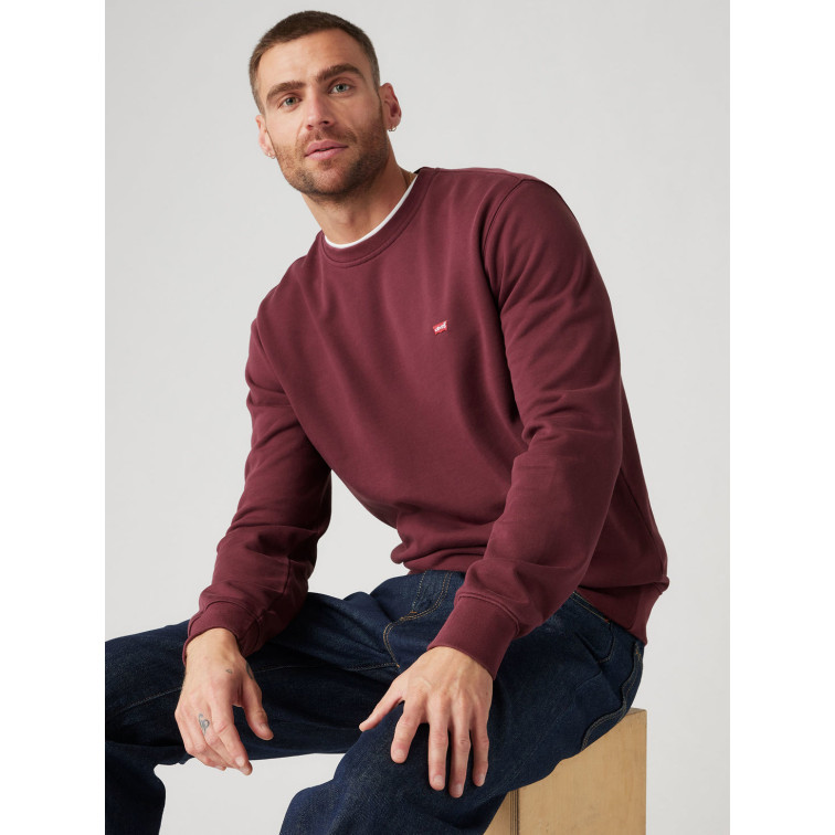 sweat-shirt homme  levi's lse_original hm crew tawny por