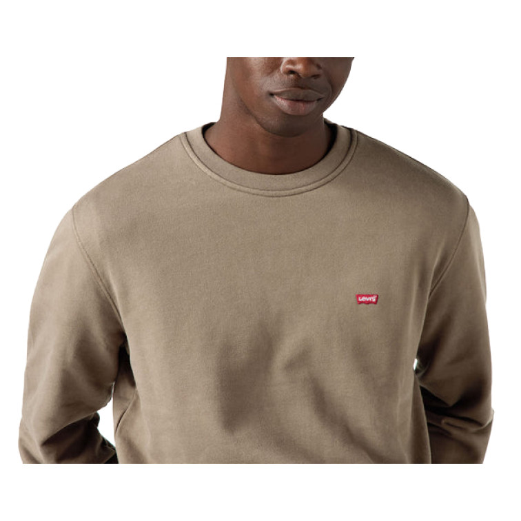 sweat-shirt homme  levi's lse_original hm crew brindle