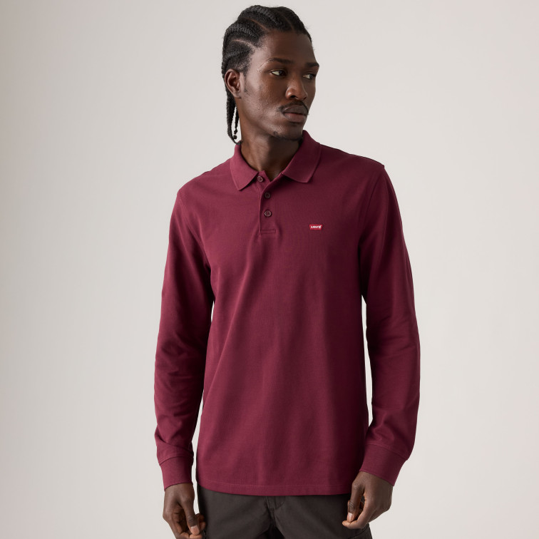 pôle homme  levi's ls hm pôle tawny port pique