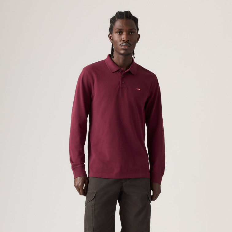 pôle homme  levi's ls hm pôle tawny port pique