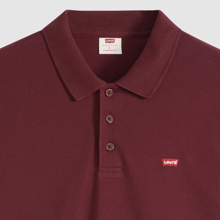 pôle homme  levi's ls hm pôle tawny port pique