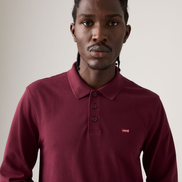 pôle homme  levi's ls hm pôle tawny port pique