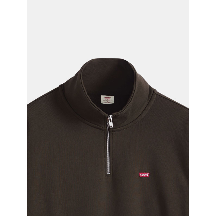 maillot homme  levi's lse_original hm 1/4 zip rosin