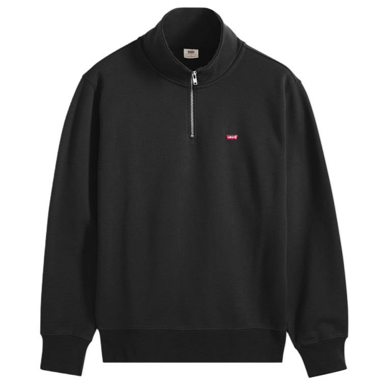 maillot homme  levi's lse_original hm 1/4 zip coffee
