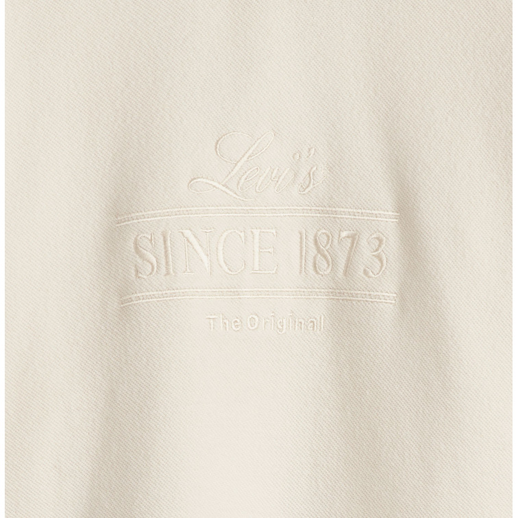 t-shirt femme  levi's gr leo crew 2.0 neutrals