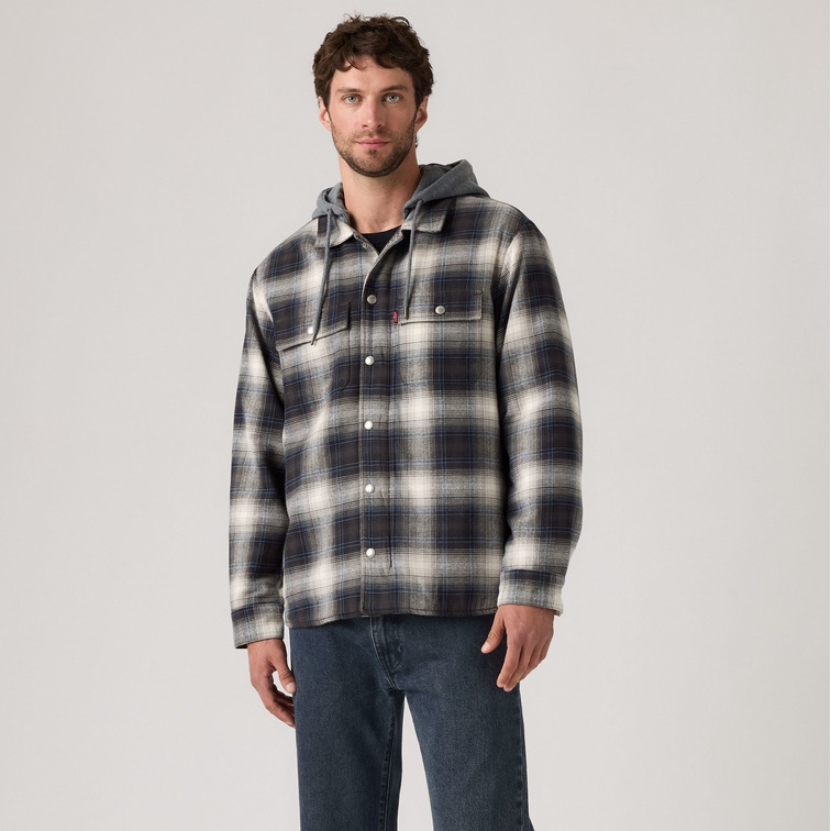 cazadora homme  levi's francisco sherpa flannel warwi