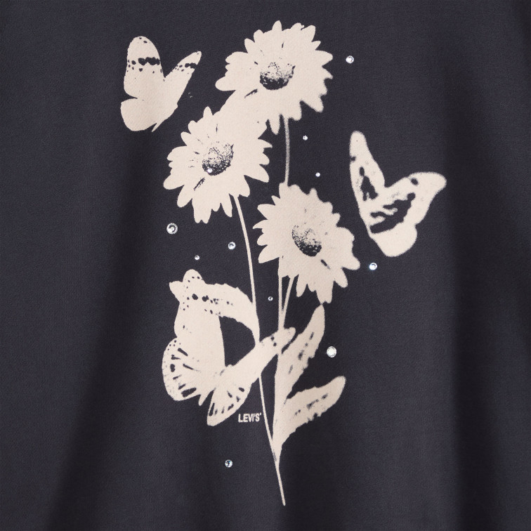sweat-shirt femme  levi's gr vintage boxy crew sweatshir
