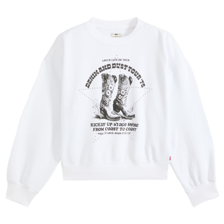 sweat-shirt femme  levi's gr vintage boxy crew sweatshir