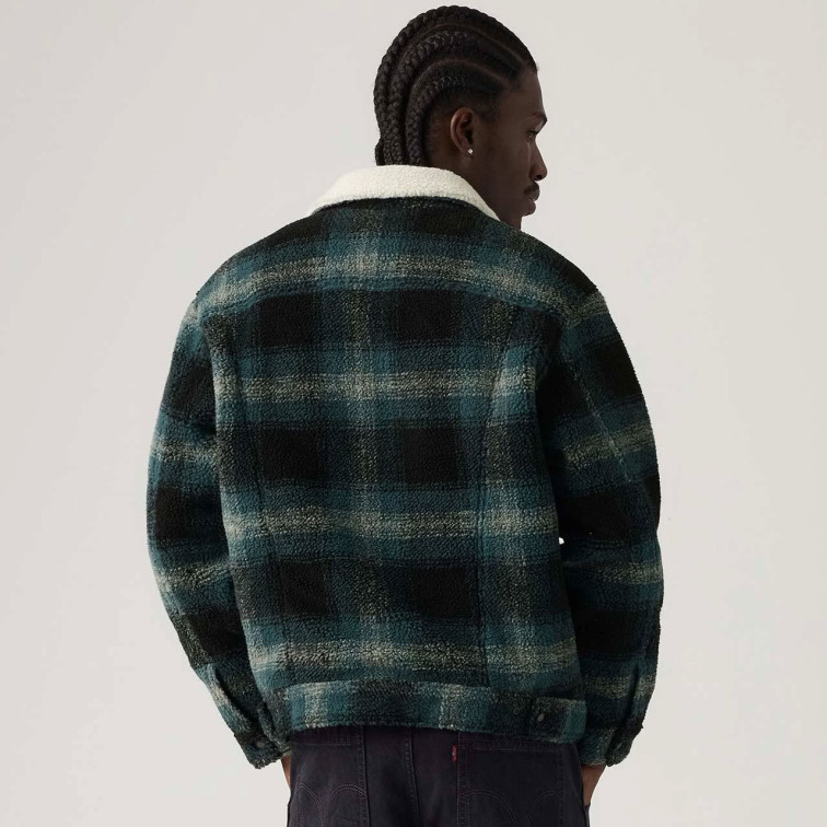 cazadora homme  levi's type 3 ext sherpa trucker