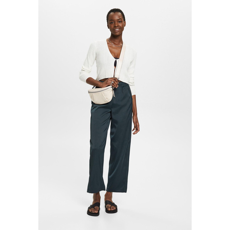 pantalon femme  ESPRIT sateen jogger