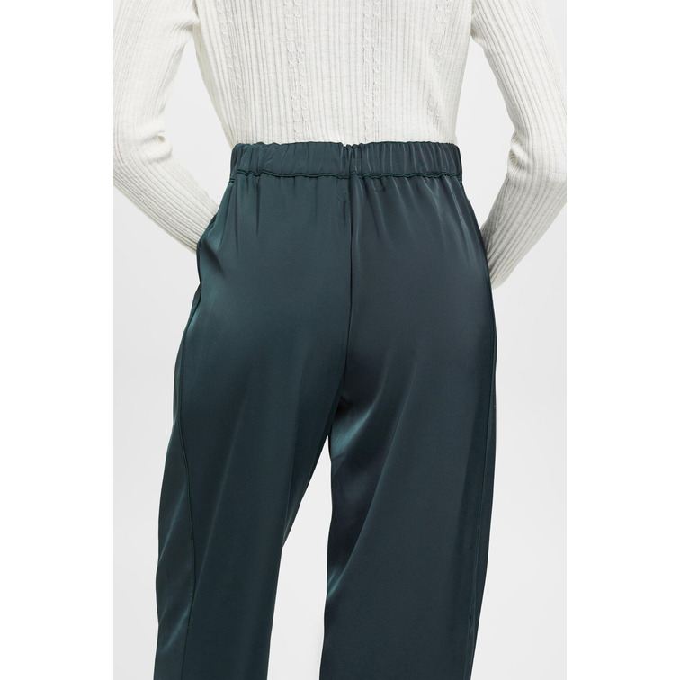 pantalon femme  ESPRIT sateen jogger