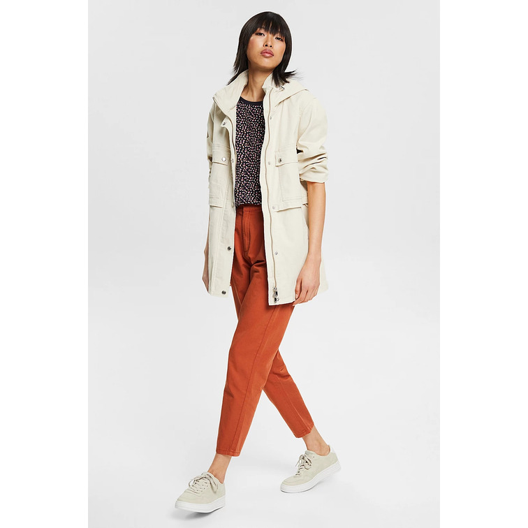t-shirt femme  ESPRIT bci aop slub