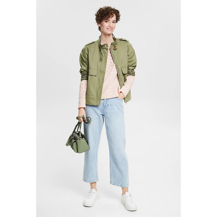 t-shirt femme  ESPRIT strctrd henley