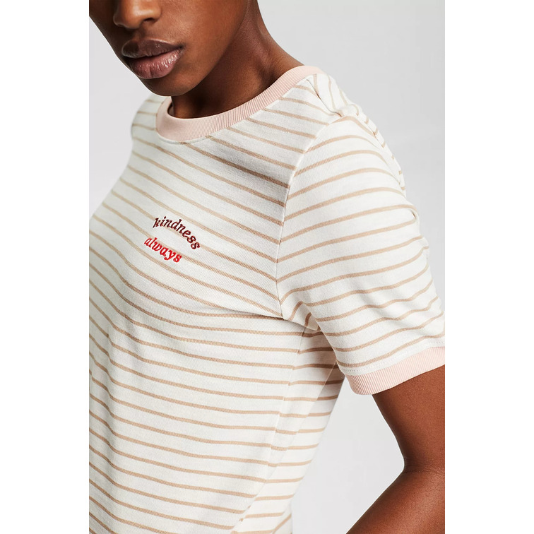 t-shirt femme  ESPRIT bci strp aw