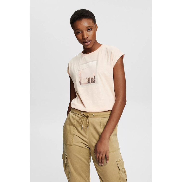 t-shirt femme  ESPRIT ocs grwn-on aw
