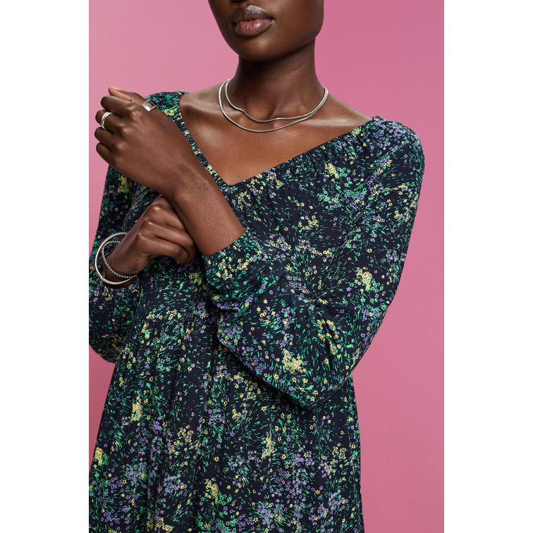robe femme  ESPRIT cve aop crepe d