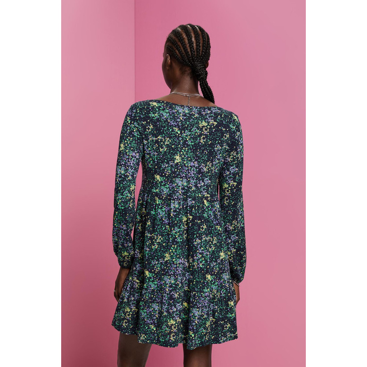 robe femme  ESPRIT cve aop crepe d