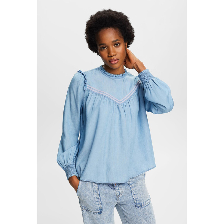 chemise femme  ESPRIT cotton frilly
