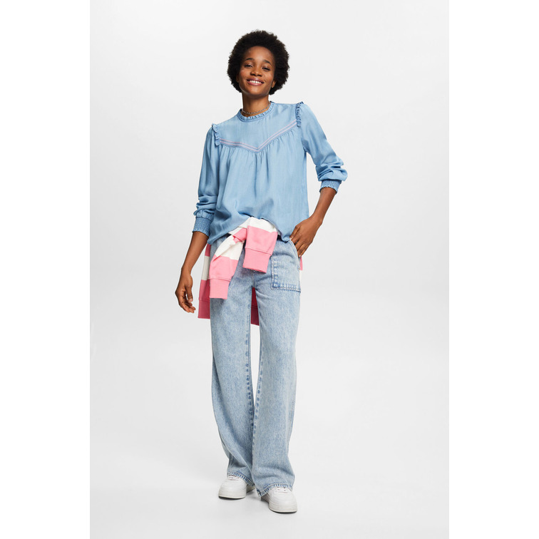 chemise femme  ESPRIT cotton frilly