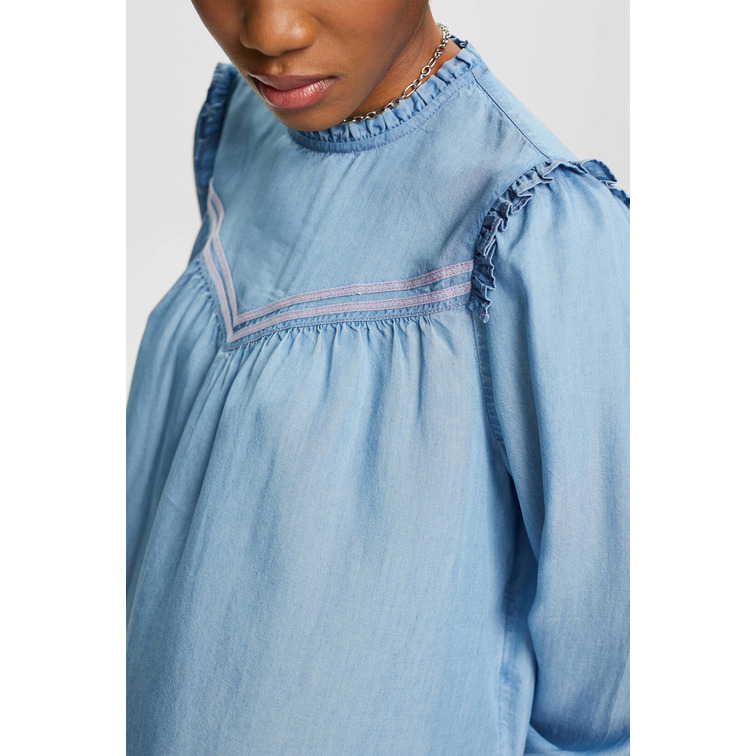 chemise femme  ESPRIT cotton frilly