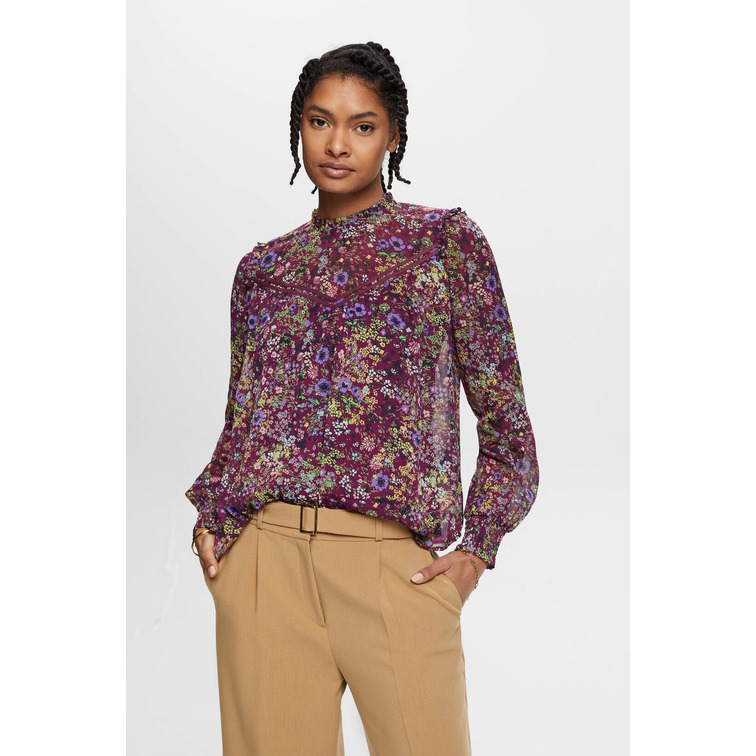 chemise femme  ESPRIT rcs chiffon blo