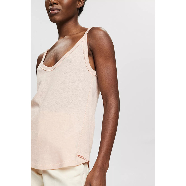t-shirt femme  ESPRIT f co linen tank