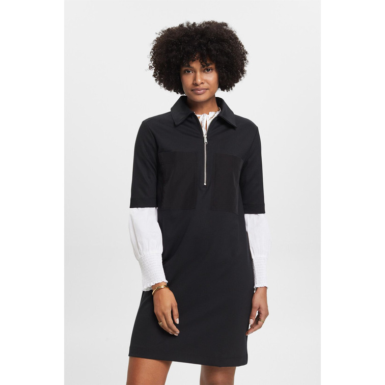robe femme  ESPRIT pôle zip dress