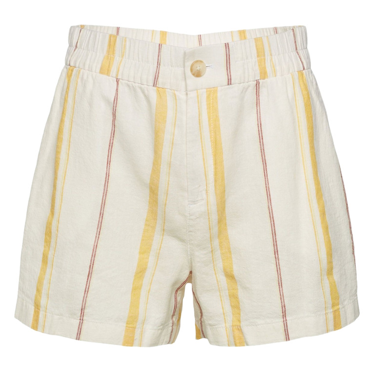 short de lino a rayas femme ESPRIT