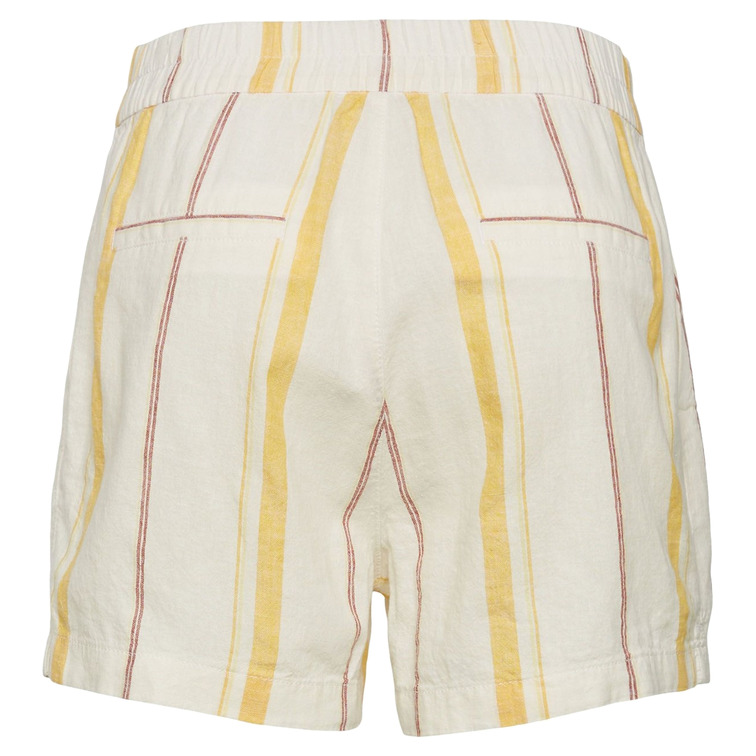 short de lino a rayas femme ESPRIT