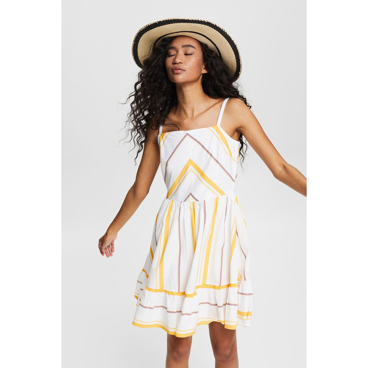 robe con diseño de rayas femme ESPRIT